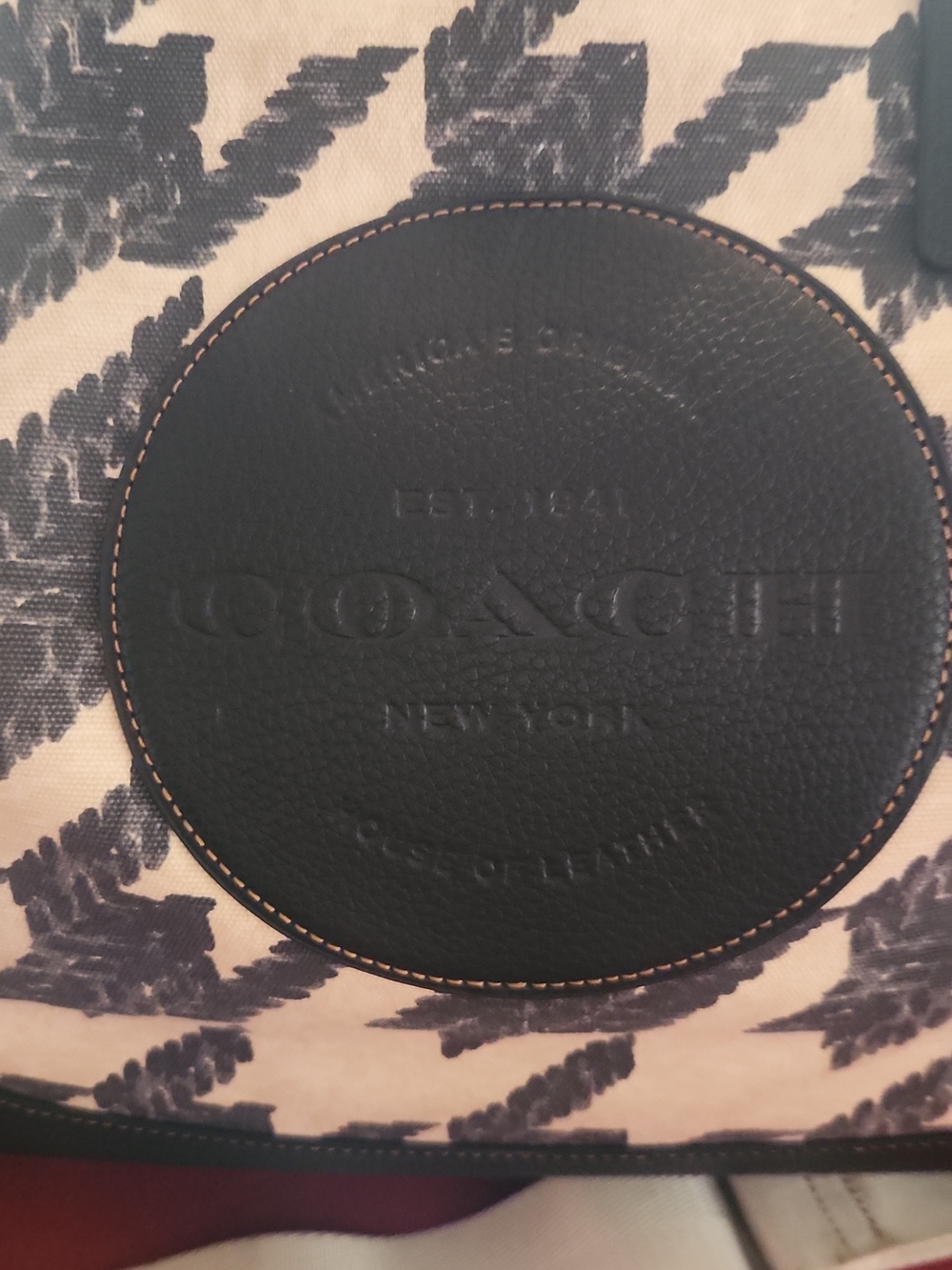 Large Coach Tote - Picture 2 of 4